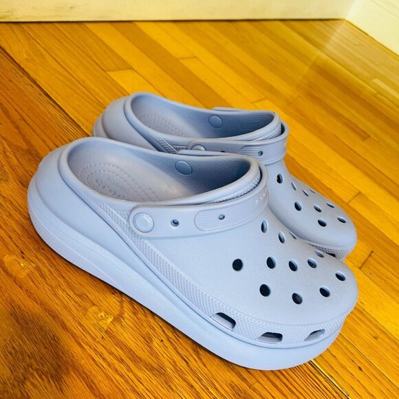 Crocs Classic Mega Crush Clog Moon Jelly Purple Men’s 9 Women’s 11 - Picture 11 of 16